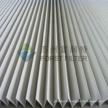 FORST F9 Spun Bonded Polyester Pleated Filter Media Supplier